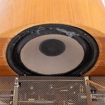 Stig Carlsson, LOAS 1001/”Kolboxen", a pair of loudspeakers, 1959-62, Sweden.