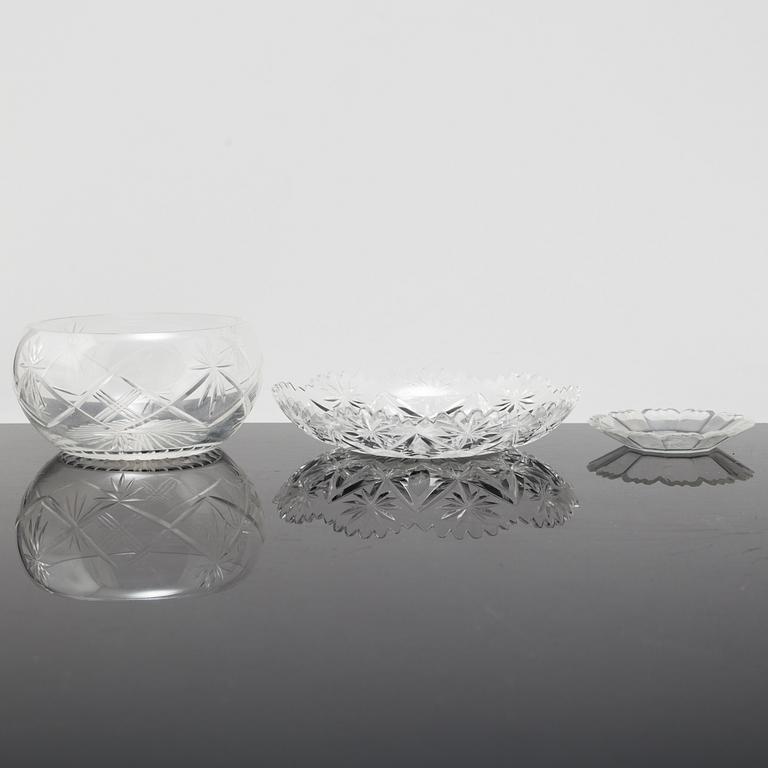 GLASSERVIS, 91 delar, 1900-tal.