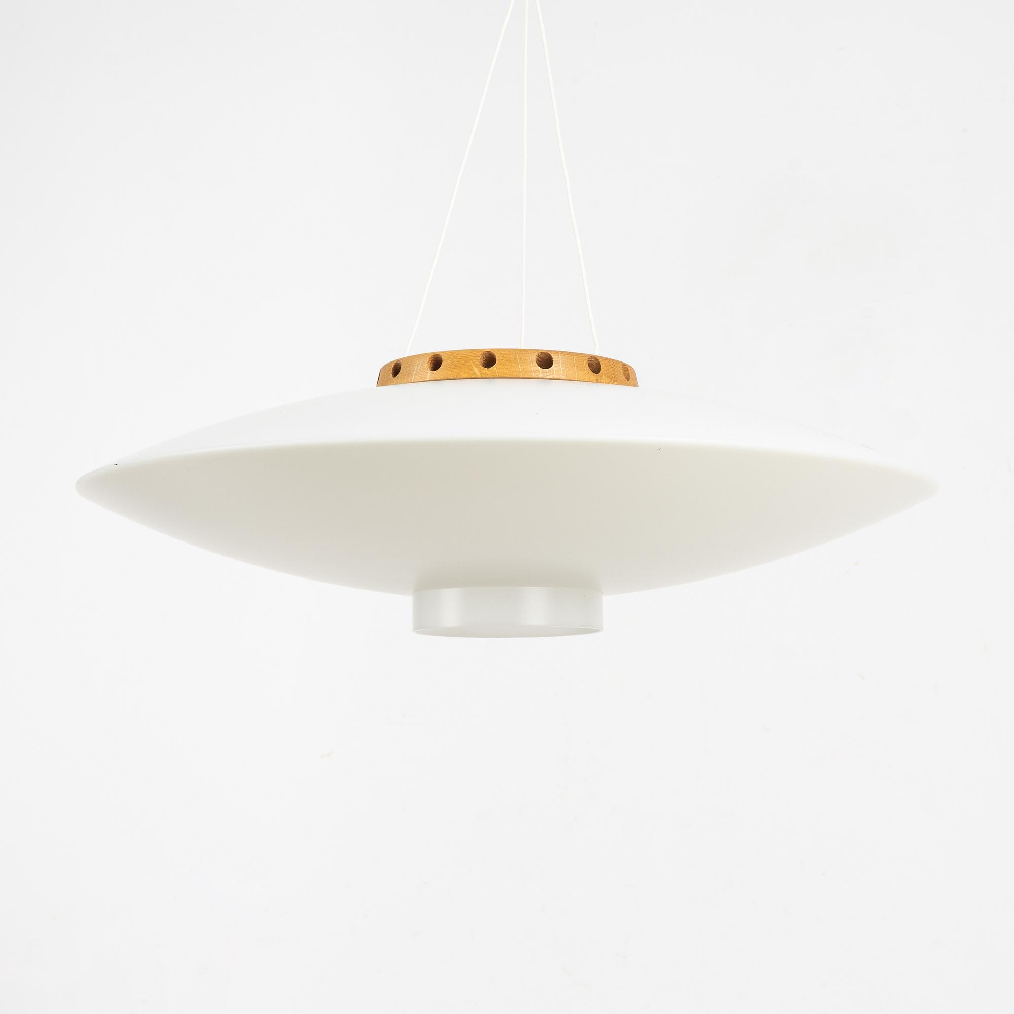 Uno & Östen Kristiansson, taklampa, "Ufo", modell 565, Luxus, Vittsjö, 1960-tal.