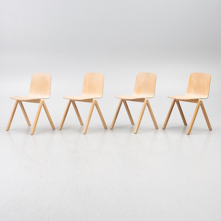 Ronan & Erwan Bouroullec, chairs, 4 pcs, "Copenhague", HAY, Denmark.