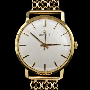 ARMBANDSUR, Certina, 18 k guld. Vikt 48 g.
