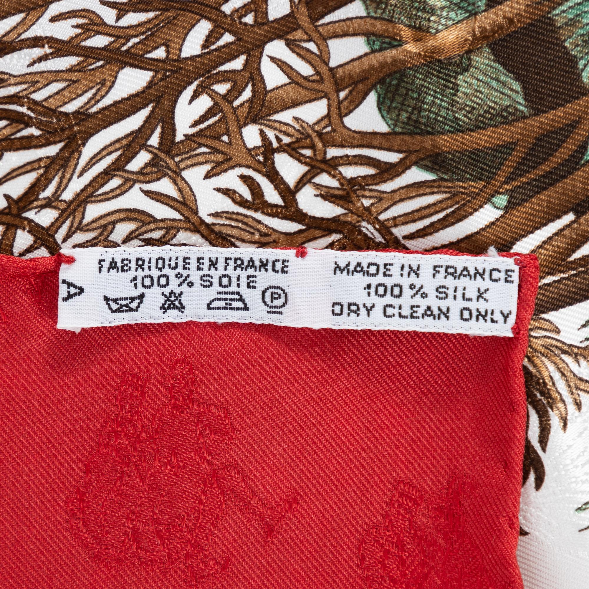 Hermès, scarf, "Joies d'Hiver".