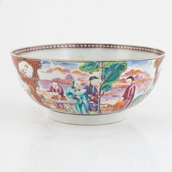 Bålskål, porslin, Kina, Qingdynastin, Qianlong (1736-95).