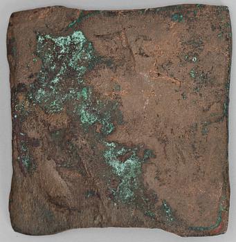 PLÅTMYNT, koppar, 1 Daler silvermynt, Fredrik I, Sverige 1728.