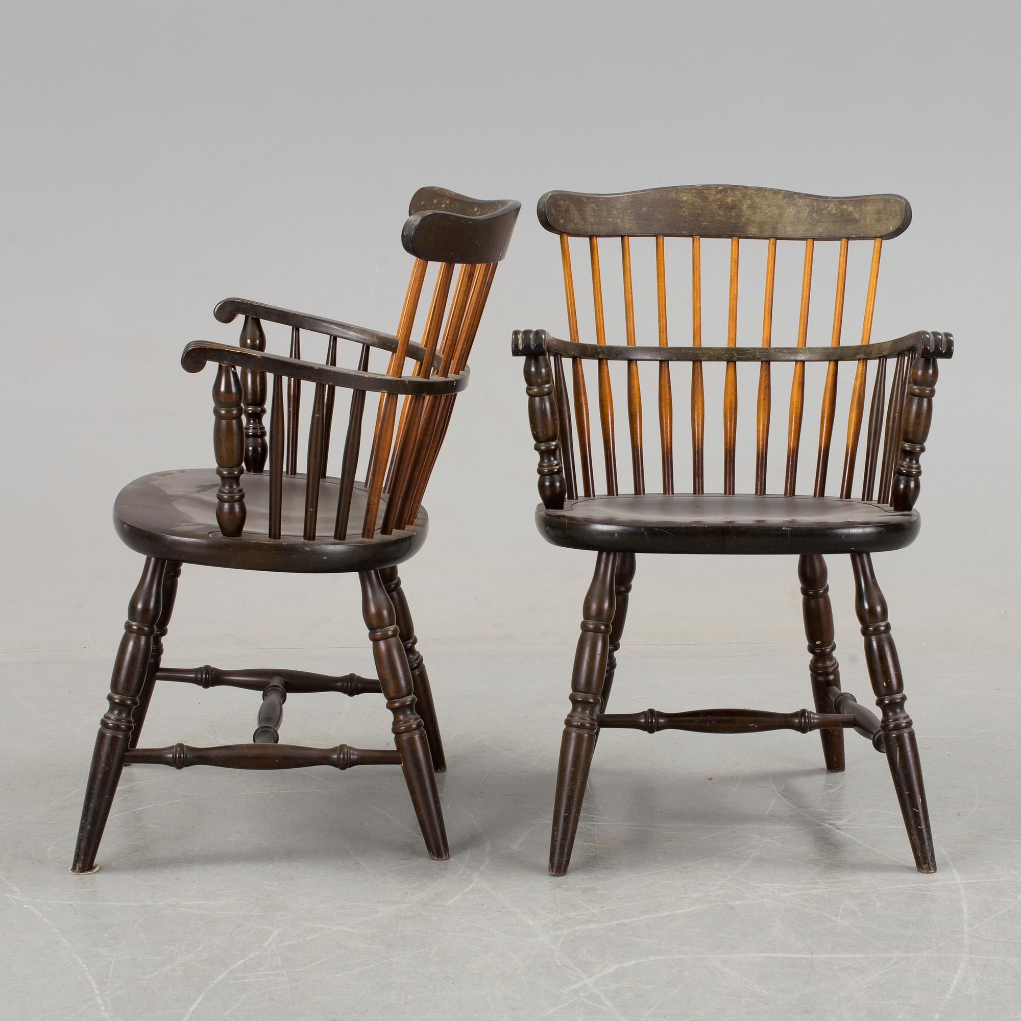 A pair of armchairs from Nesto Nässjö stolfabrik AB 1950/60s.
