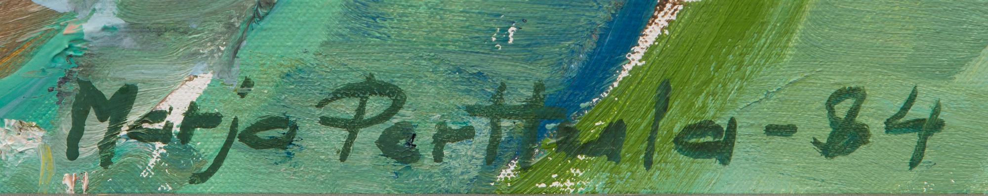 MARJA PERTTULA, öljy kankaalle, signeerattu ja päivätty -84.