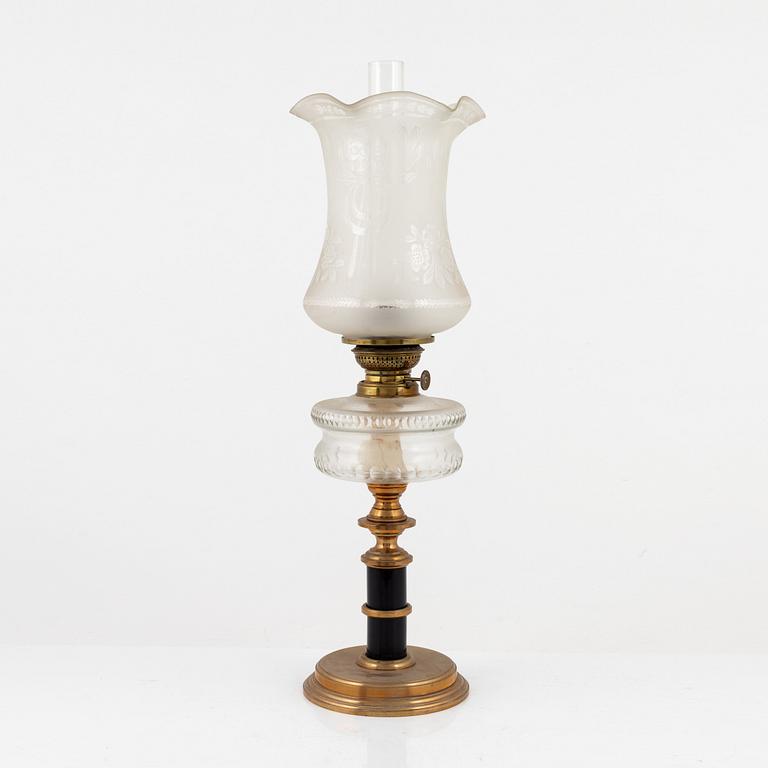 A kerosene lamp, early 20th Century.