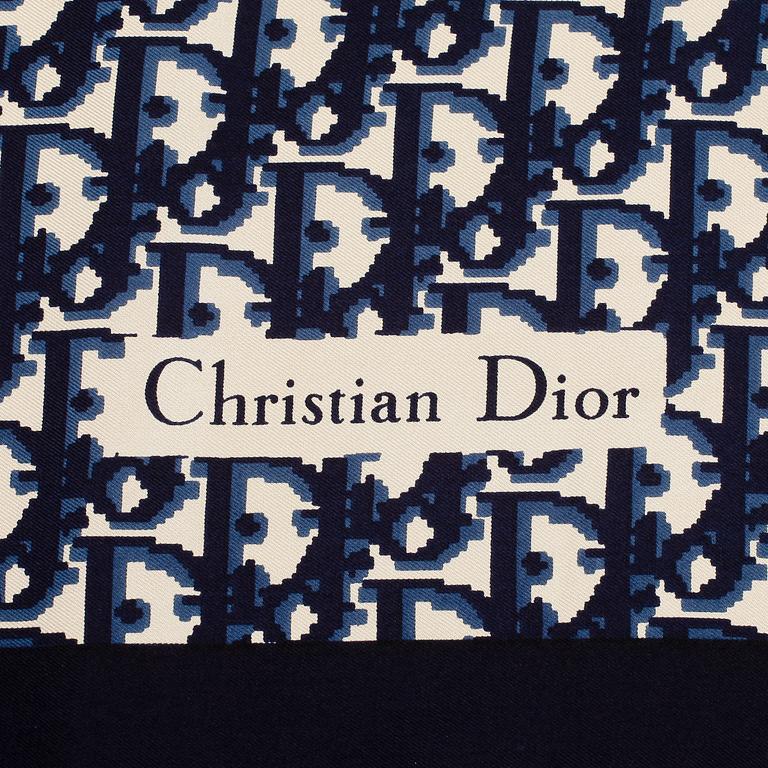 SCARF, 2 st, siden och cashmere, Dior.