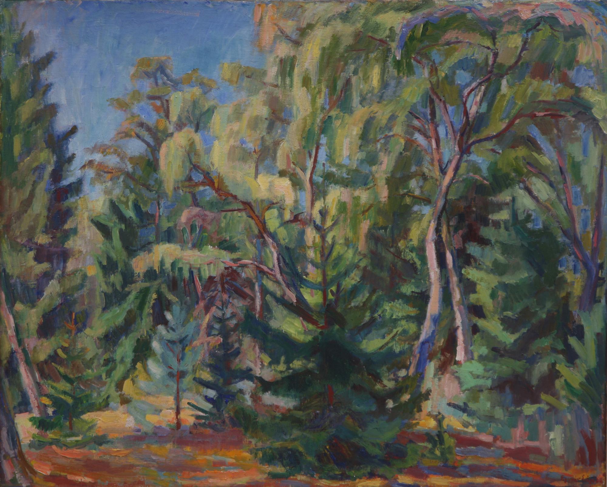 EINAR EISING, olja på duk, sign.