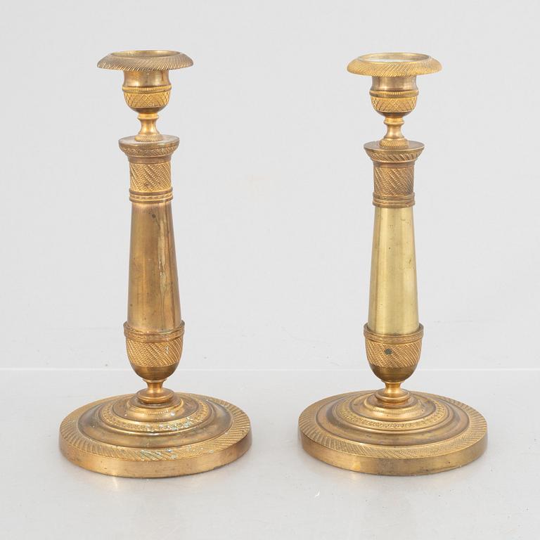 Candelabras a pair, Empire, France, early 19th century.