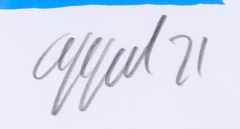 KAREL APPEL, färglitografi, sign o otydl dat, numr E.A.