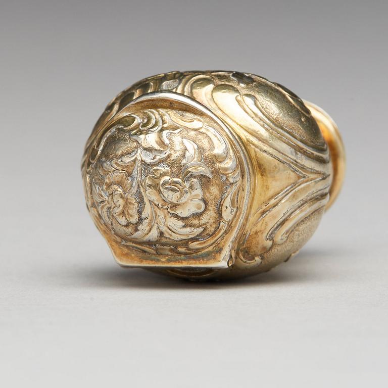 Otto Henrik Sjöberg, luktdosa, silver, Falun 1764. Rokoko.