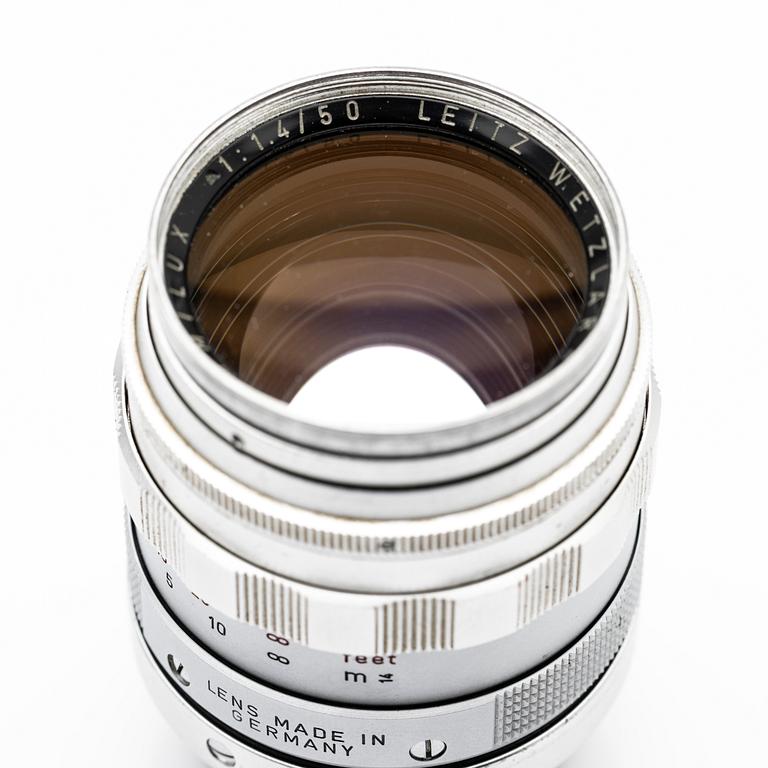 Summilux 1:1.4/50 Leitz Wetzlar.