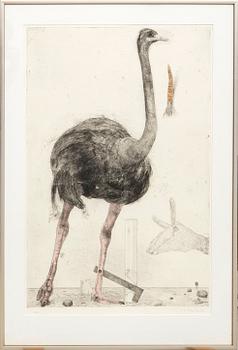 PG Thelander, "European Ostriches VI".