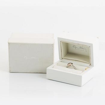 Efva Attling, Ring, med morganit och briljantslipade diamanter.