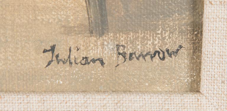Julian Barrow, oil on canvas, signed.
