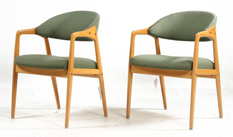 KARMSTOLAR, "Puck",  Yngve Ekström, Gemla, formgiven 1956, 1950/60-tal.