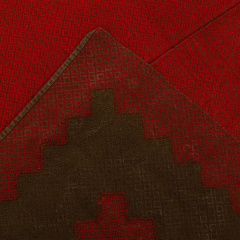BEDCOVERS/TABLECOVERS, 3 pieces, flat weave, ca 167,5x137,5, 165,5x141, 161,5x123 cm, Scania, Sweden.
