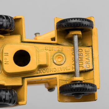 LESNEY MATCHBOX SERIES,4 st, bland annat Jumbo Crane RW 11C-1.