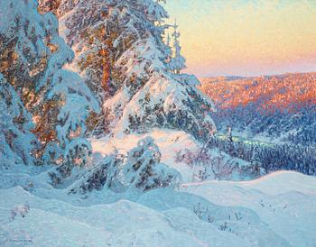 540. Anshelm Schultzberg, Winter landscape.