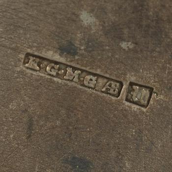 Ten Swedish silver dishes, including mark of KG Markström, Uppsala 1916.