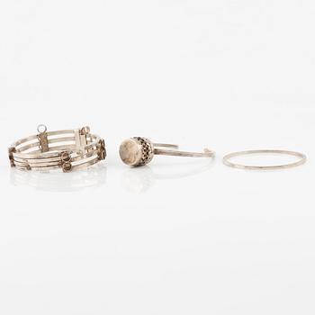 Lars Arby, three bracelets, Gothenburg including 1968 and 1969.