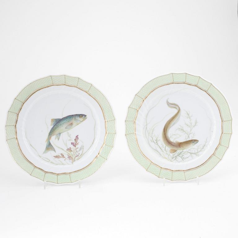 TALLRIKAR, ett par, porslin, Royal Copenhagen, 1900-tal.