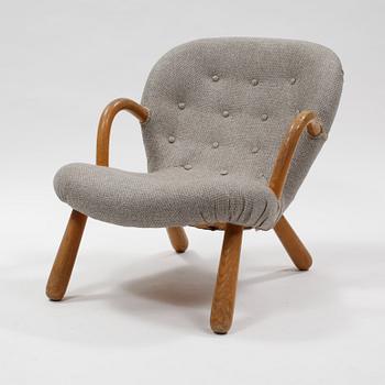 FÅTÖLJ, "Clam Chair" / "Muslinge", Philip Arctander, tillskriven, 1900-talets mitt.