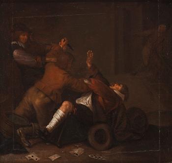 703. Cornelis Pietersz. Bega Circle of, The fight.