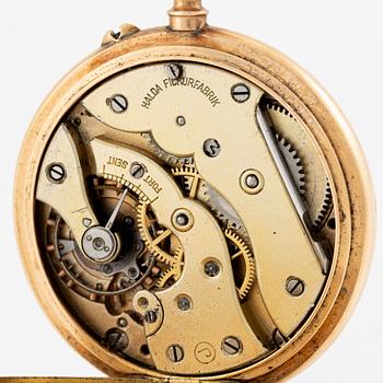 Halda, pocket watch, 40 mm.