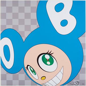 Takashi Murakami, "And then and then and then and then and then (aqua)".