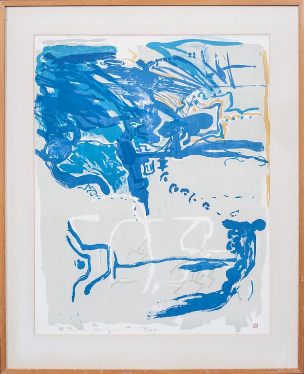 JÖRGEN FOGELQUIST, färglitografi, signerad och numrerad 104/125.