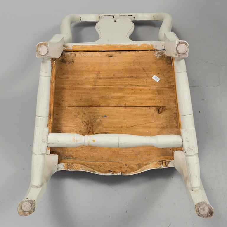 STOLAR, åtta stycken, allmoge, Järvsö, Hälsingland, 1800-talets första hälft, snarlika.