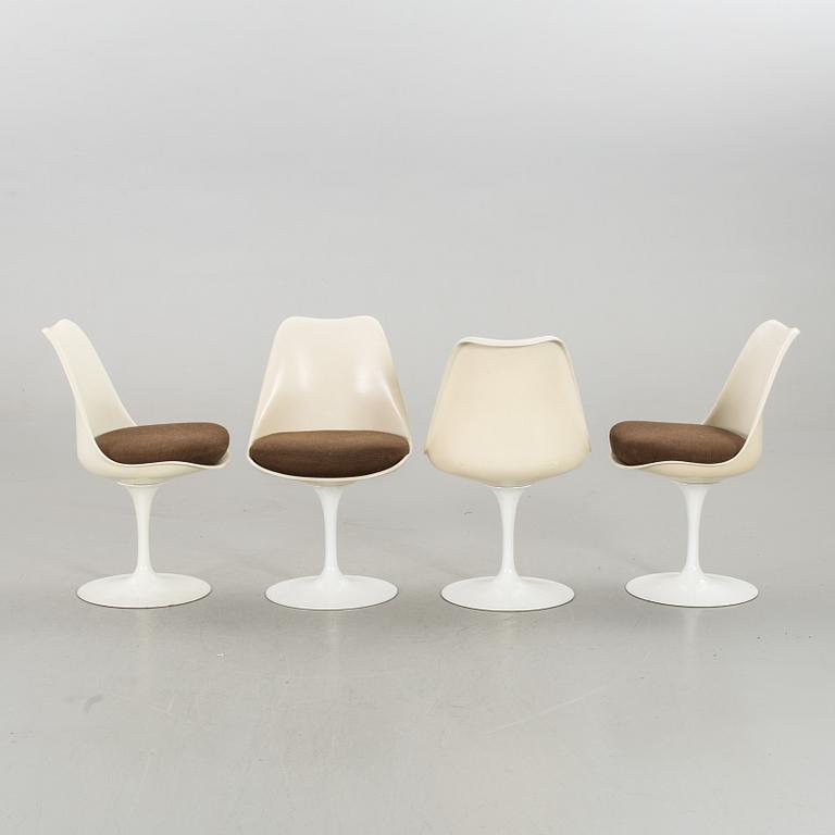 A swt of six Eero Saarinen Tulip chairs for Knoll International.