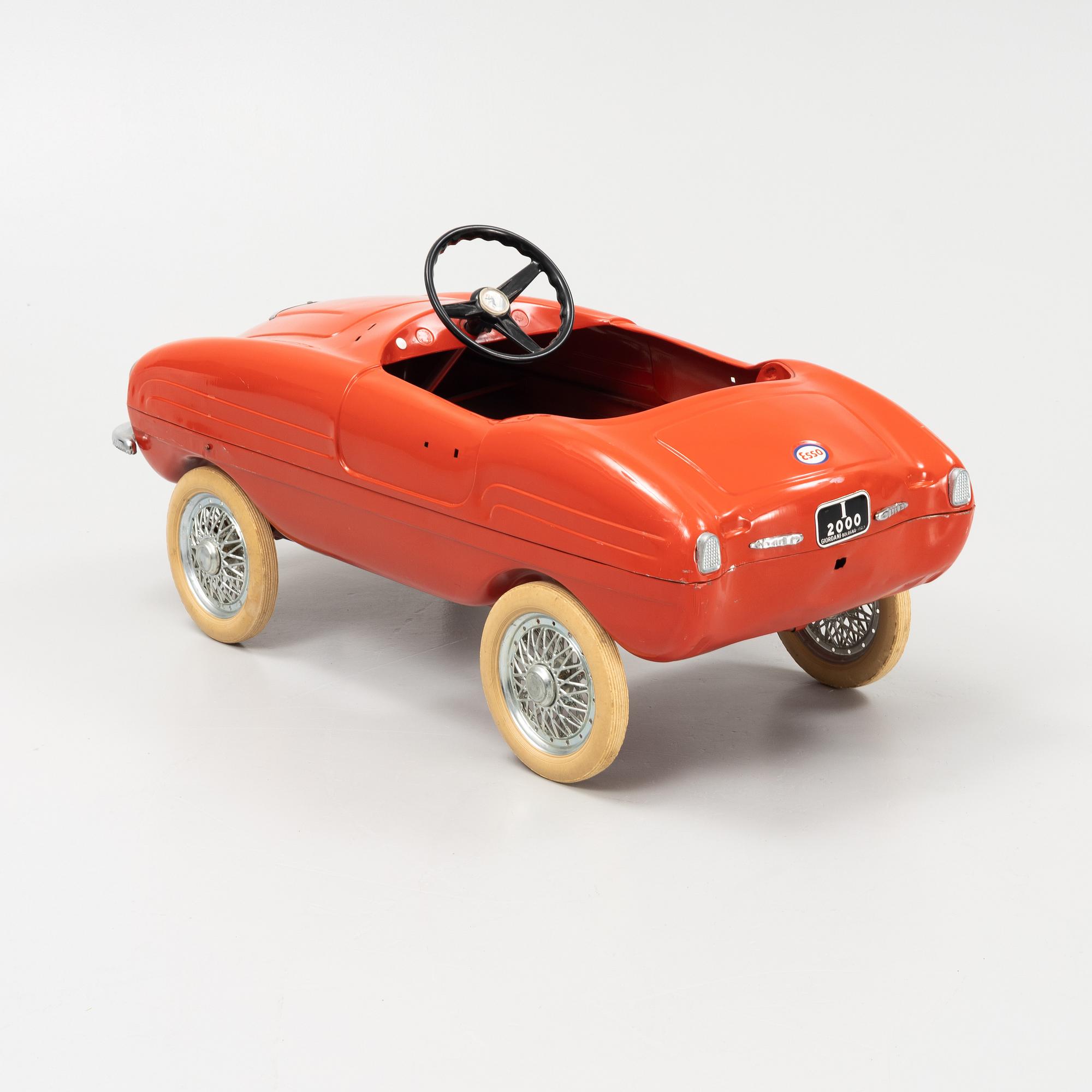 A pedal car, Giordani, Italy, 1950's/60's.