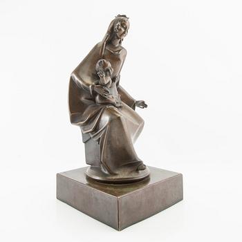 Okänd konstnär 1900-tal, Madonnan med Jesusbarnet.