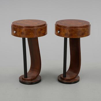 BORD, ett par, Art Déco, Frankrike.