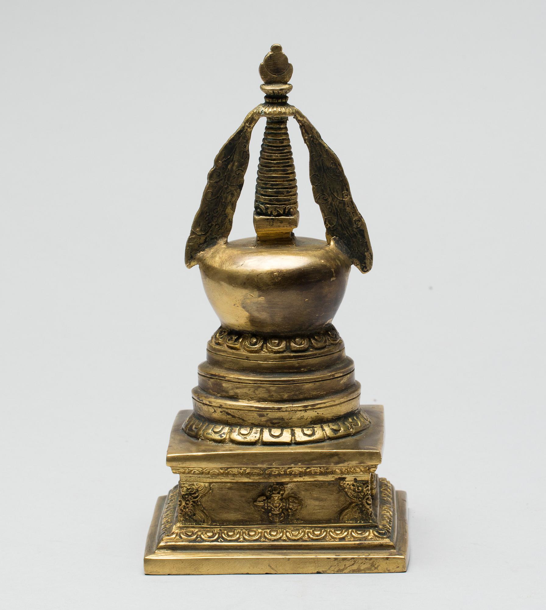 STUPA, brons, Tibet/Kina.