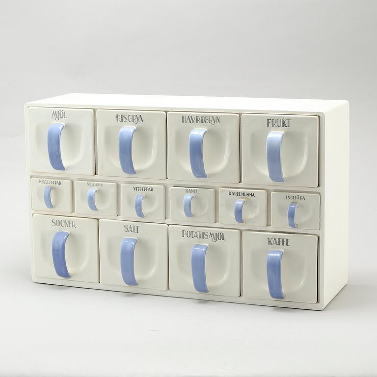 A spice rack by Gefle, first half of the 20th century.