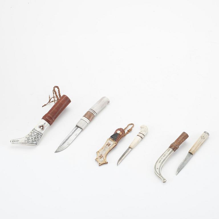 SAMEKNIVAR, 3 st, 1900-tal.