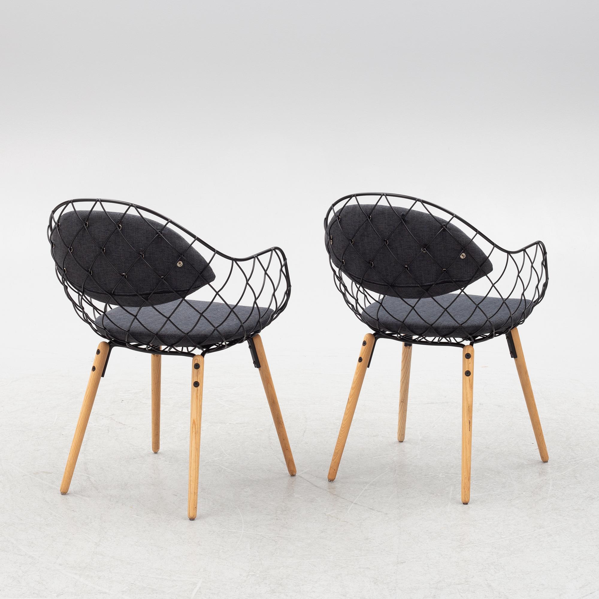 Jaime Hayon, armchairs, a pair, "Piña", Magis, Italy.
