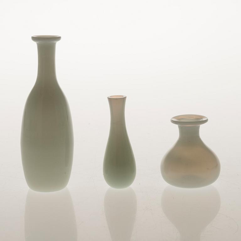 TAPIO WIRKKALA OPAALILASIPULLOJA 3 KPL. Signeerattuja.