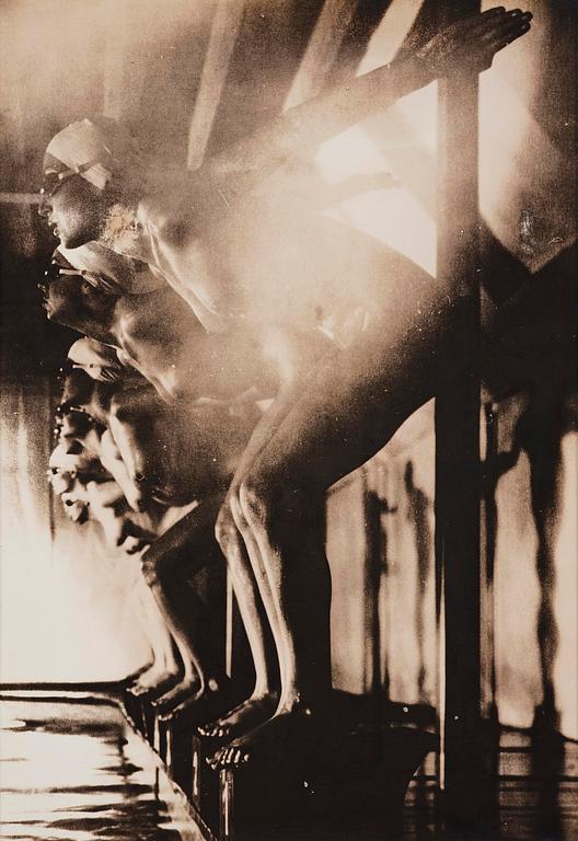 Michael Joseph, "Ready to Dive/Playboy Pool Ladies", 1980.