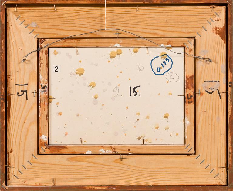 GEORGES VON SWETLIK, munaöljytempera levylle, signeerattu.