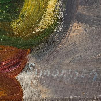 Birger Simonsson, oil on canvas, signed.