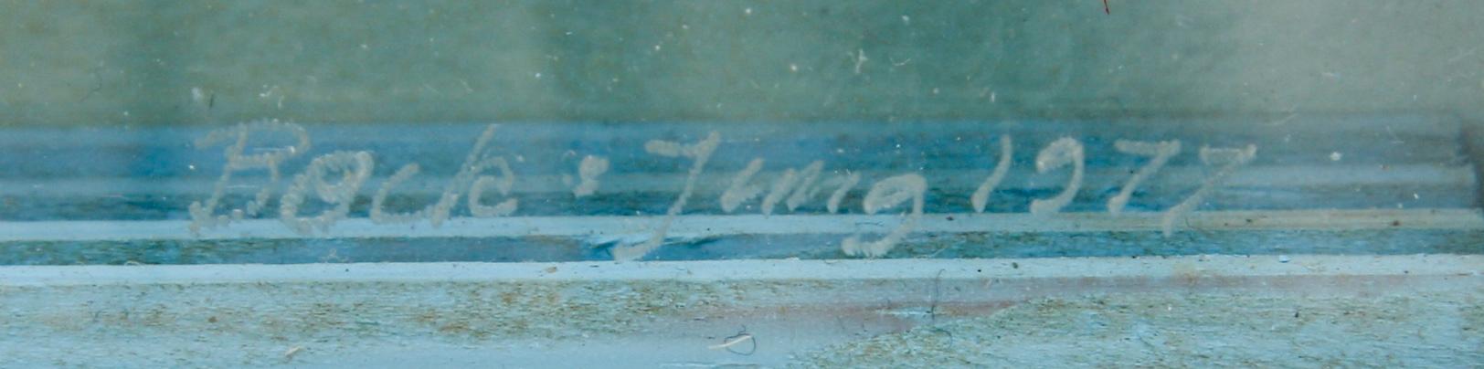 BECK & JUNG (HOLGER BÄCKSTRÖM & BO LJUNGBERG), blandteknik, sign o dat 1977.