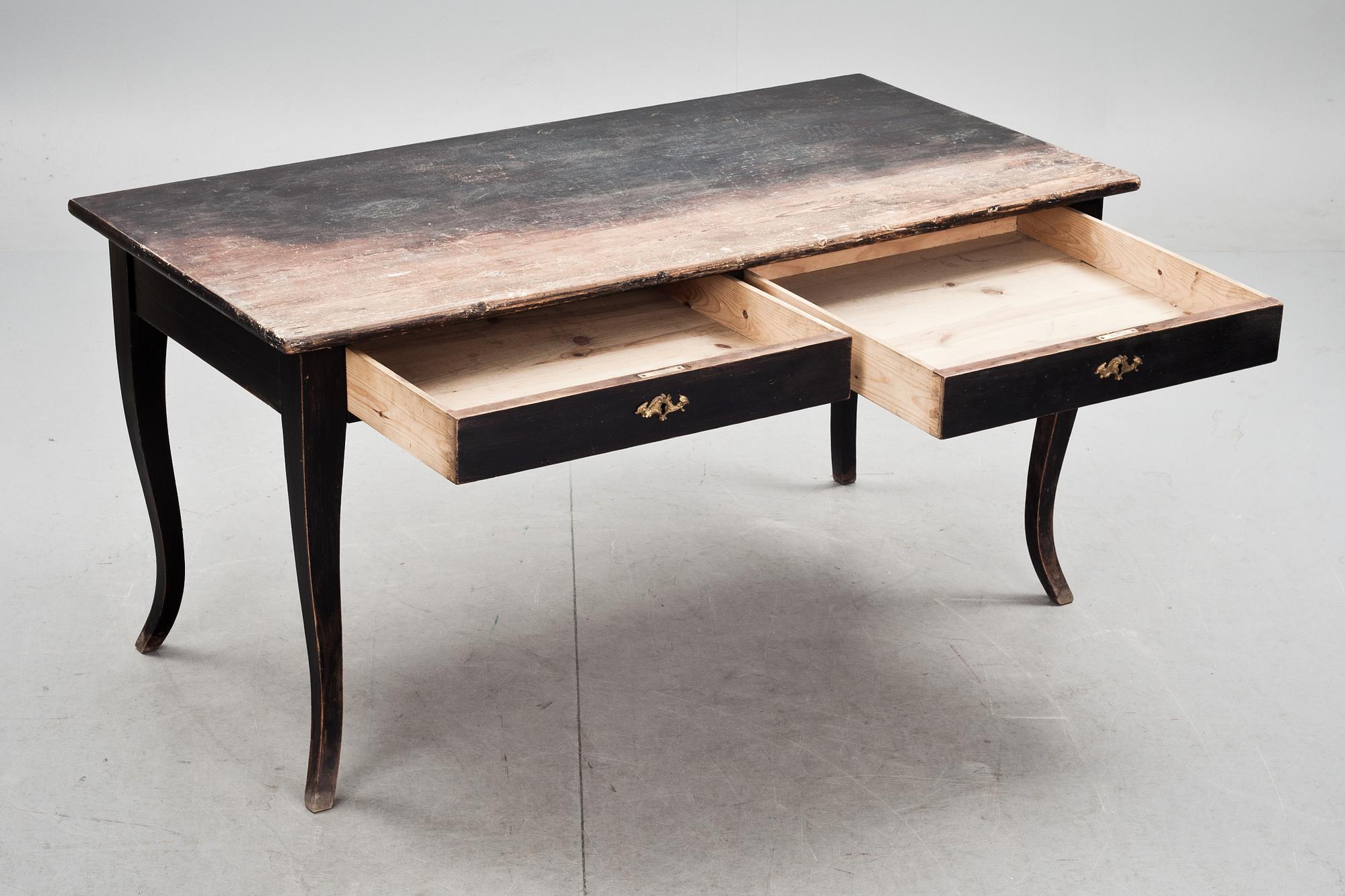 SKRIVBORD, rokokostil, omkr 1900.