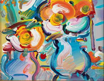 Peter Max, "Flora".