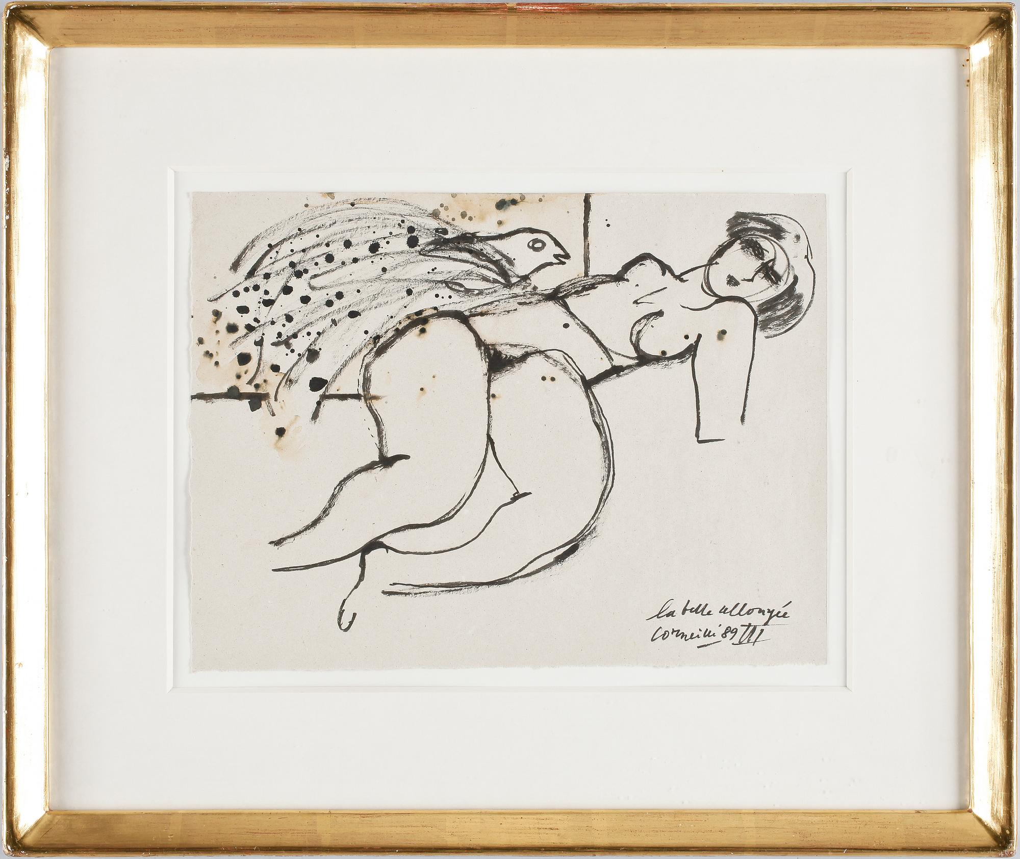 BEVERLOO CORNEILLE, akvarell. Sign o dat 89.