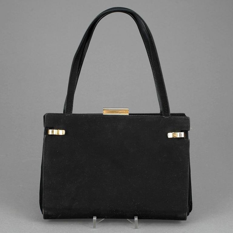 HANDVÄSKA, Gucci, omkring 1900-talets mitt.